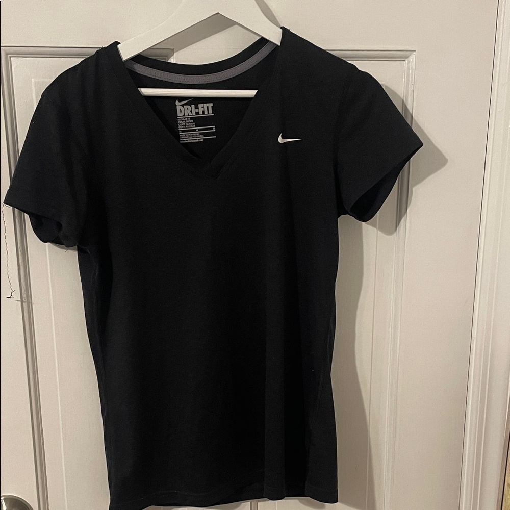 Nike Women's Black V-Neck Tee
